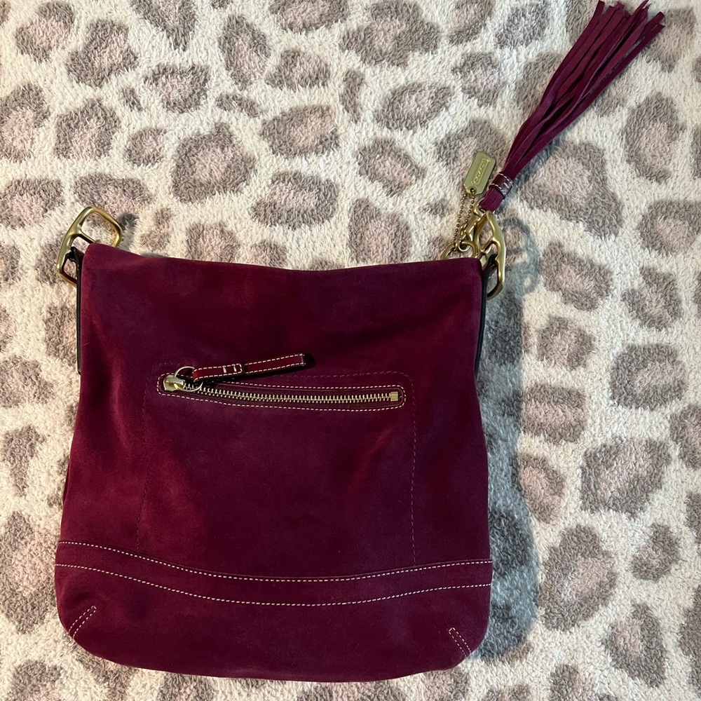 Coach Suede Crossbody